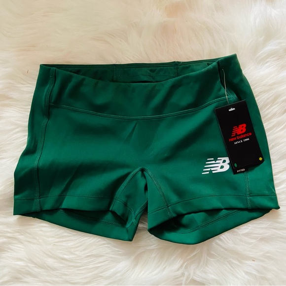 New Balance Pants - New Balance low-mid waist fitted workout gym shorts NEW w/o tag